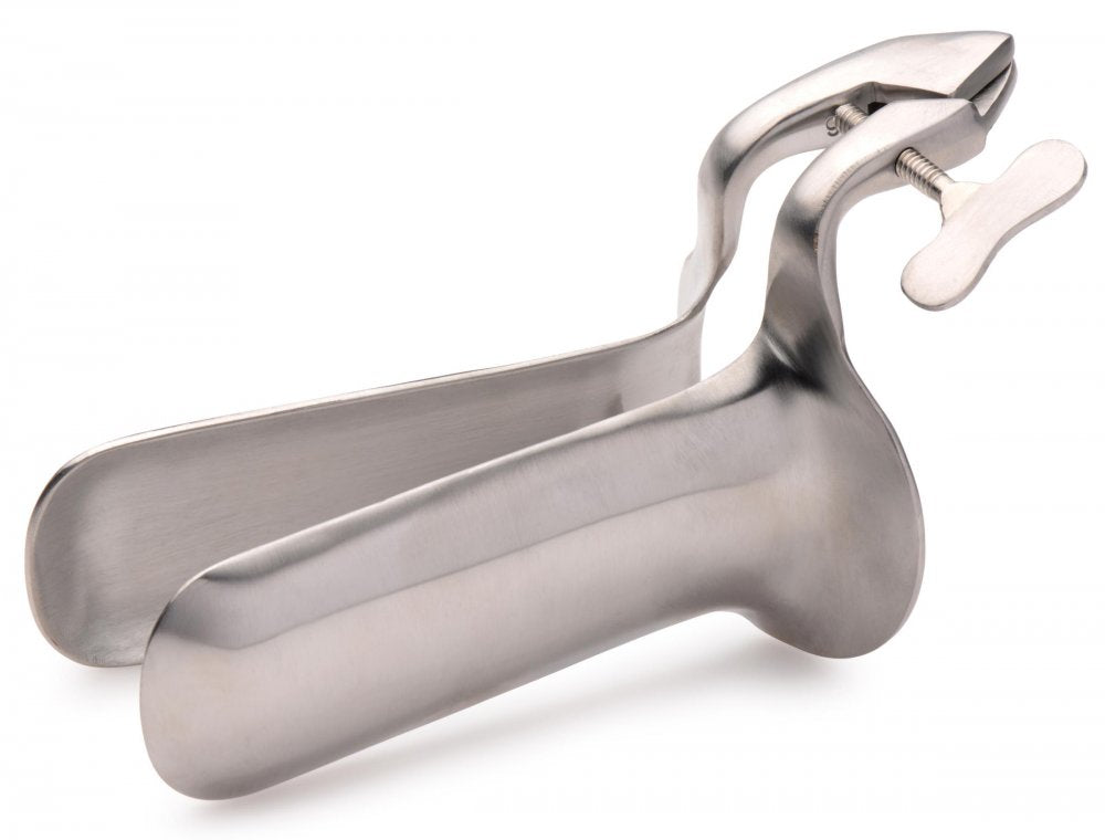 adjustable stainless steel speculum spreader open view bdsm medical fetish toy for gay men