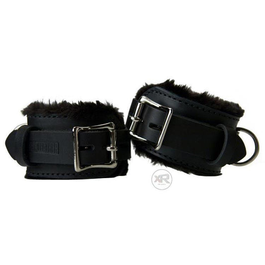 Strict Leather Premium Fur Lined Locking Cuffs
