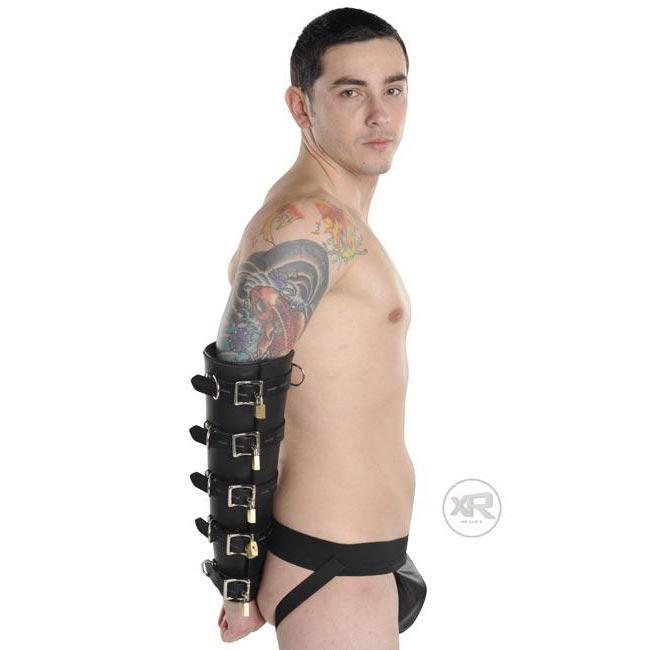 Premium Leather Locking Arm Splints