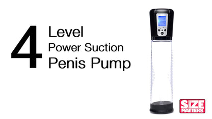 4 Level Power Suction Penis Pump With Built-in Display