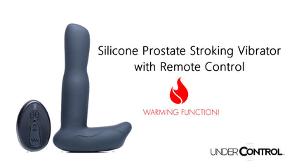 Silicone Prostate Stroking Vibrator with Remote Control