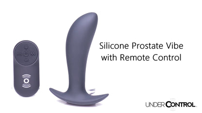 Silicone Prostate Vibrator with Remote Control